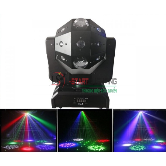 ĐÈN LASER 5D 7 MÀU NE 089