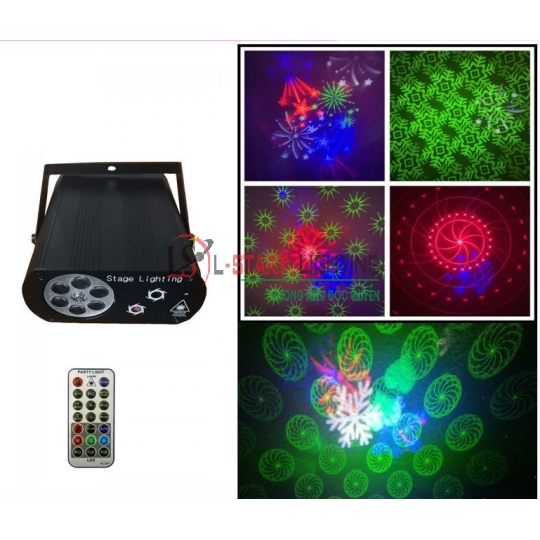 ĐÈN LASER 5 MÀU 20 HÌNH NE 605
