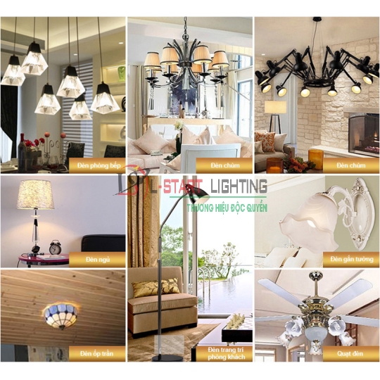 ĐÈN LED NẾN CÓ RÂU