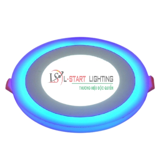 LED ỐP NỔI VIỀN XANH DƯƠNG 12+4