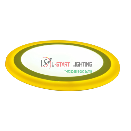 LED ỐP NỔI VIỀN VÀNG 18+6