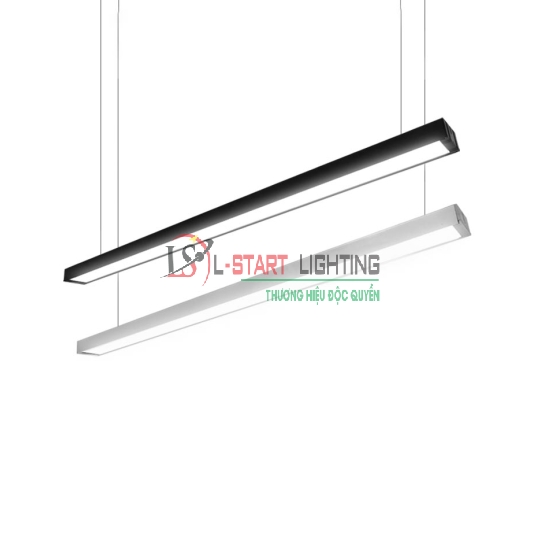 ĐÈN THẢ HỘP CHỮ NHẬT VIỀN ĐEN 36w