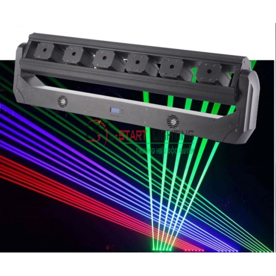 ĐÈN MOVING HEAD 6 ĐẦU XOAY 7 MÀU NE 622