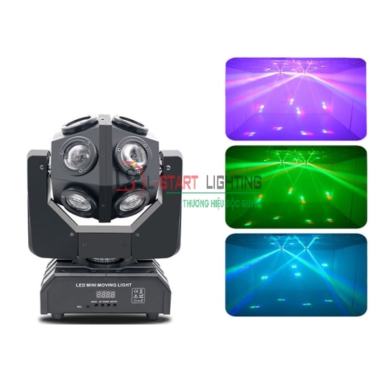 ĐÈN MOVING ĐẢO XOAY 12 LED NE