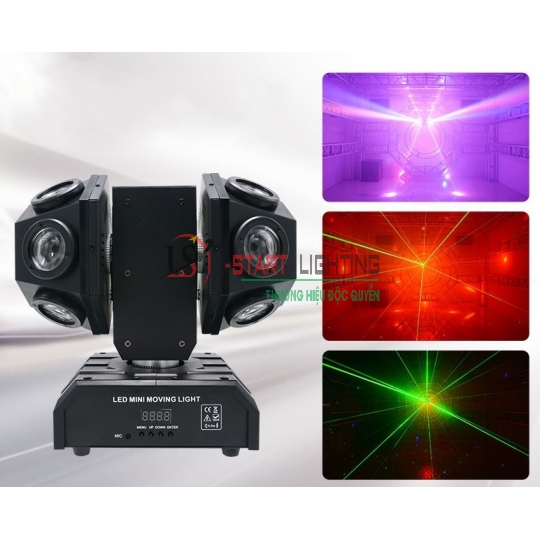 ĐÈN MOVING 12 MẮT ĐẢO 2 ĐẦU NE 113