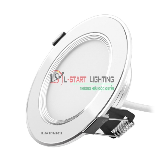 LED ÂM TRẦN VIỀN BẠC 7W