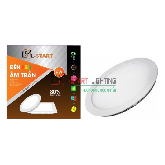 LED ÂM TRẦN L-START TRÒN 6W