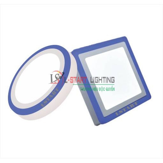 LED ỐP NỔI VIỀN XANH DƯƠNG 18+6