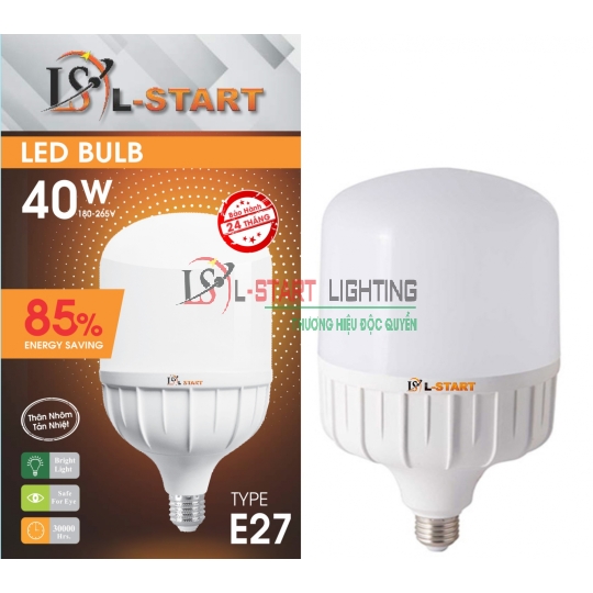ĐÈN BULB TRỤ L-START 40W
