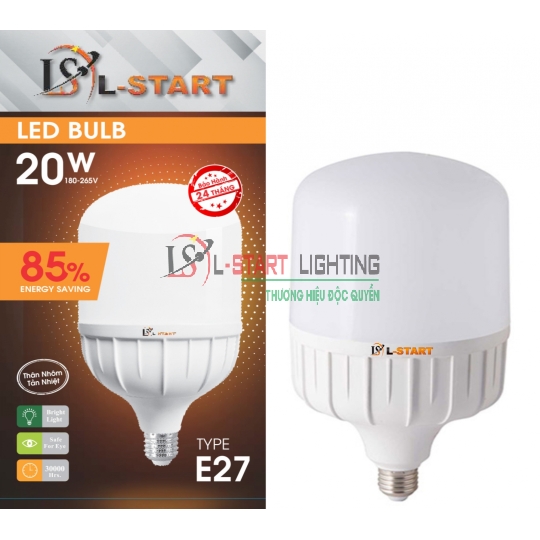 ĐÈN BULB TRỤ L-START 20W 